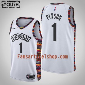 NBA Brooklyn Nets Trikot Theo Pinson 1 Nike 2019-2020 City Edition Swingman - Kinder